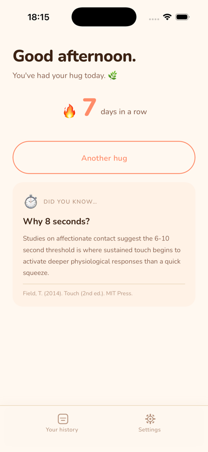 8 Seconds Hug Screenshot